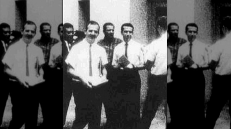 Lee Harvey Oswald and guy theory says is Ted Cruz's dad