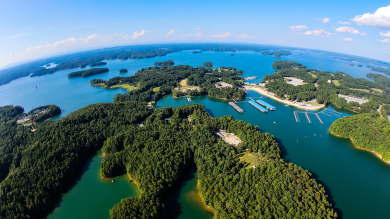 Lake Lanier from up above