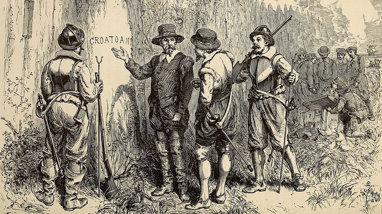 Discovery of the message from the lost colony of Roanoke 