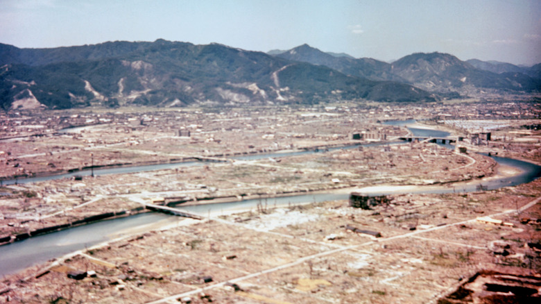 Hiroshima after getting nuked