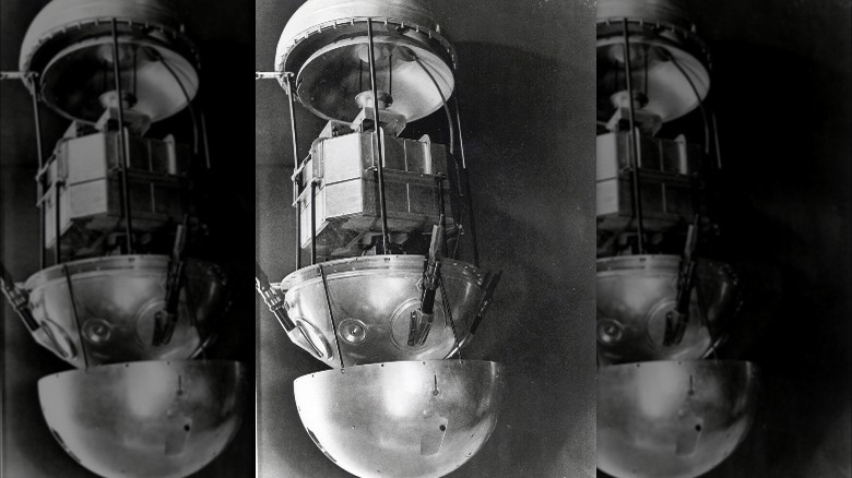 photograph of USSR satellite Sputnik