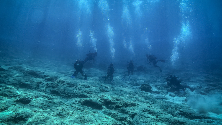 seabed in Athens, Greece