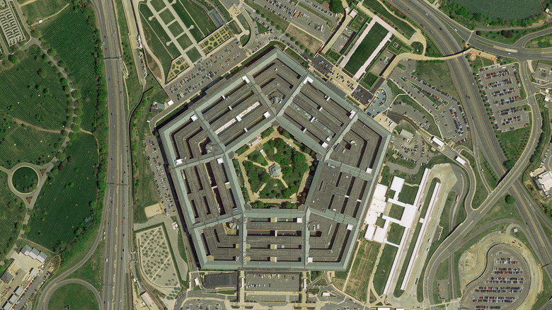 Aerial shot of the Pentagon