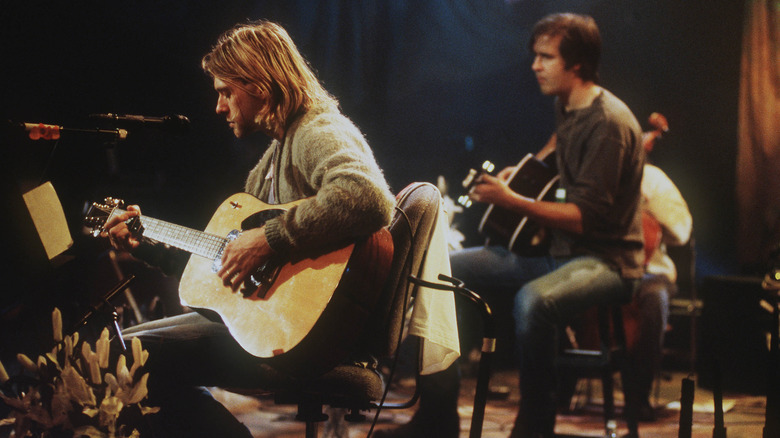 Kurt Cobain and bassist Krist Novoselic