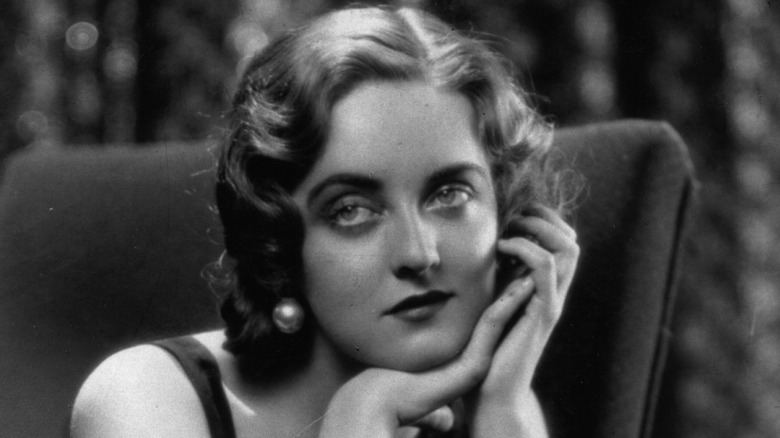 Bette Davis resting head 