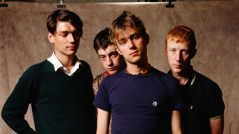 Blur posing in a studio