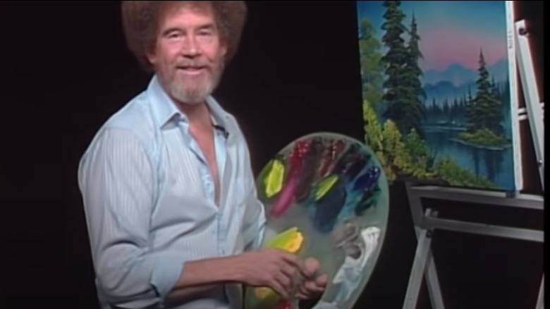 Bob Ross finished painting