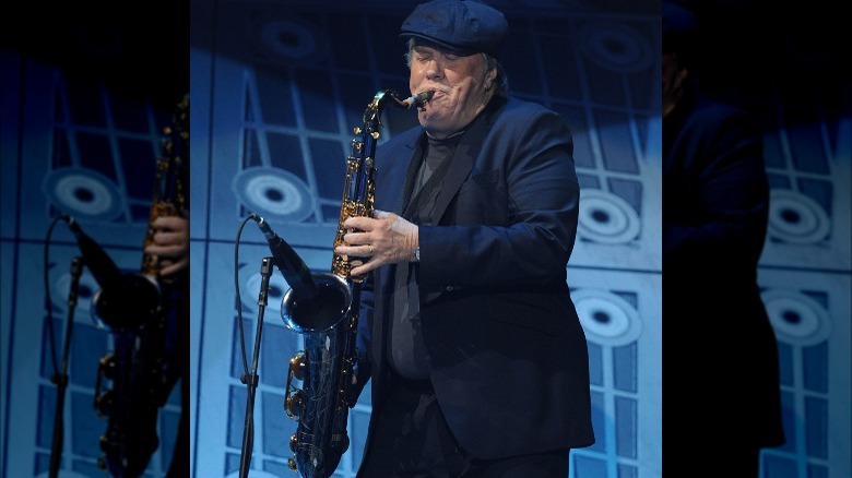 Bobby Keys performing saxophone
