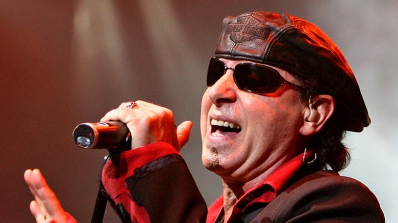 Klaus Meine of The Scorpions performing