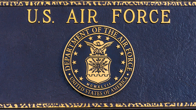 The US Air Force logo