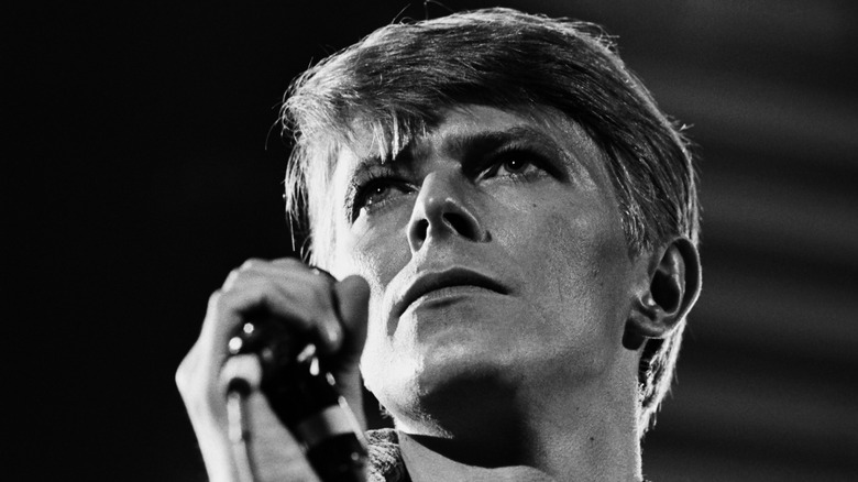 David Bowie on stage