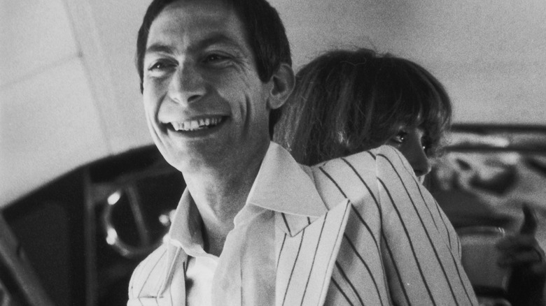 Charlie Watts suited up