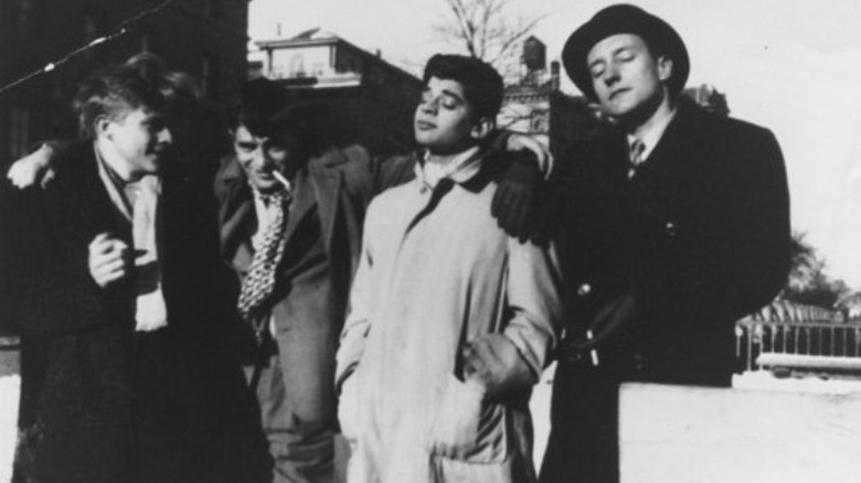 Early photograph of the Beat Generation standing together