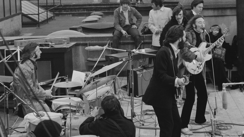 Beatles rooftop performance