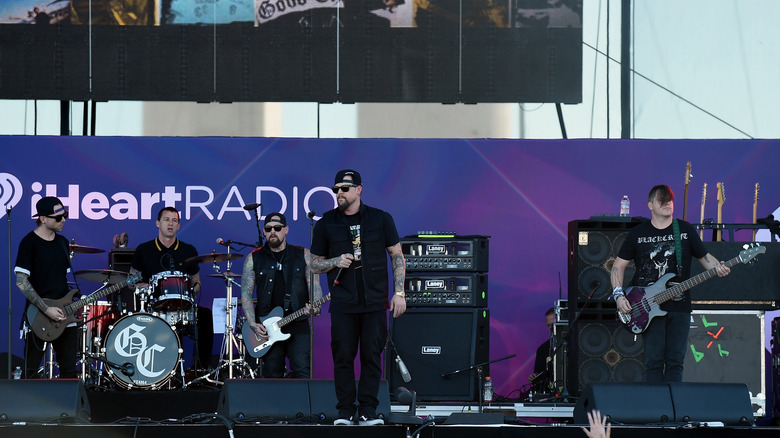 Good Charlotte performing at iHeartRadio event