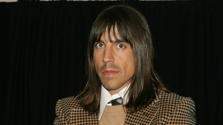 Anthony Kiedis houndstooth jacket
