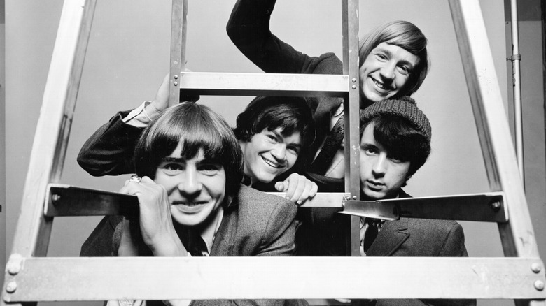 The Monkees posing for a publicity photo