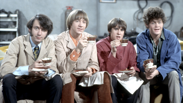 The Monkees drinking tea