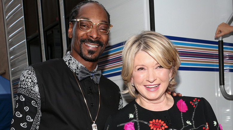 Snoop Dogg and Martha Stewart laughing