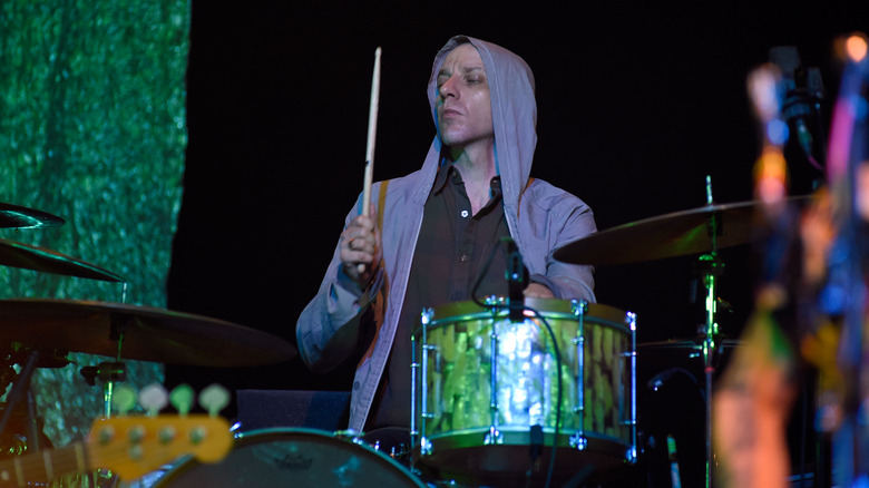 Jeremiah Green playing drums