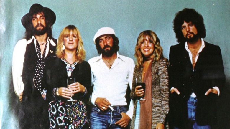 Fleetwood Mac posing for magazine