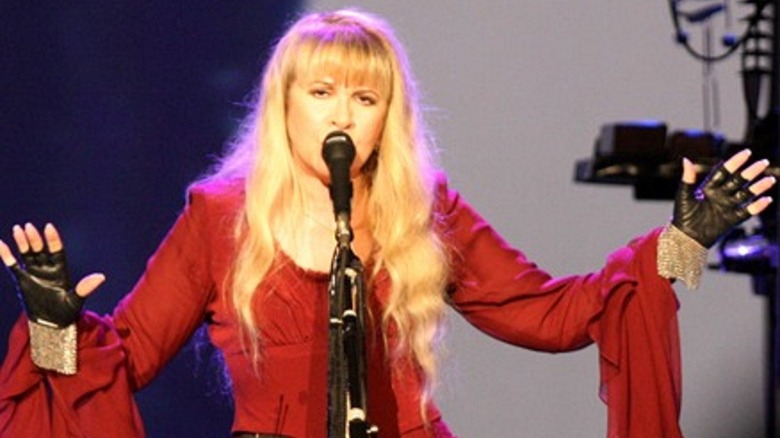 Stevie Nicks performing 