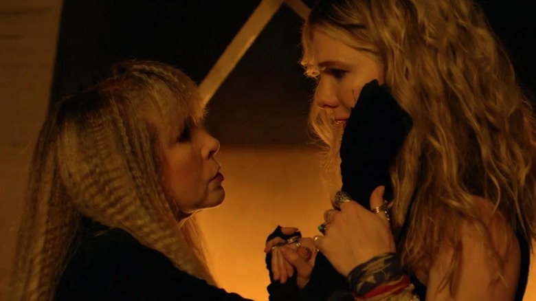Stevie Nicks and Lily Rabe in American Horror Story