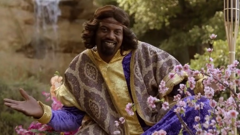 Black Jesus smiling