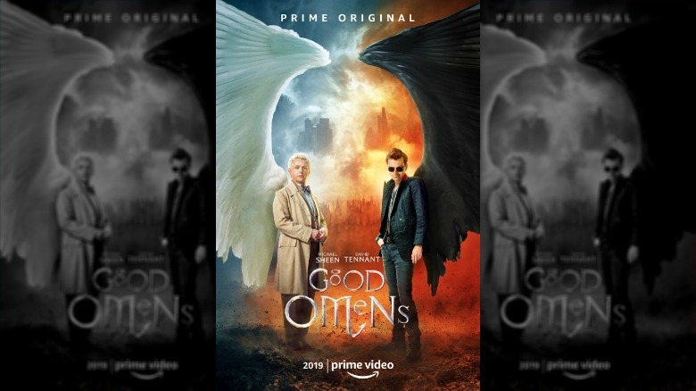 Aziraphale and Crowley Good Omens poster