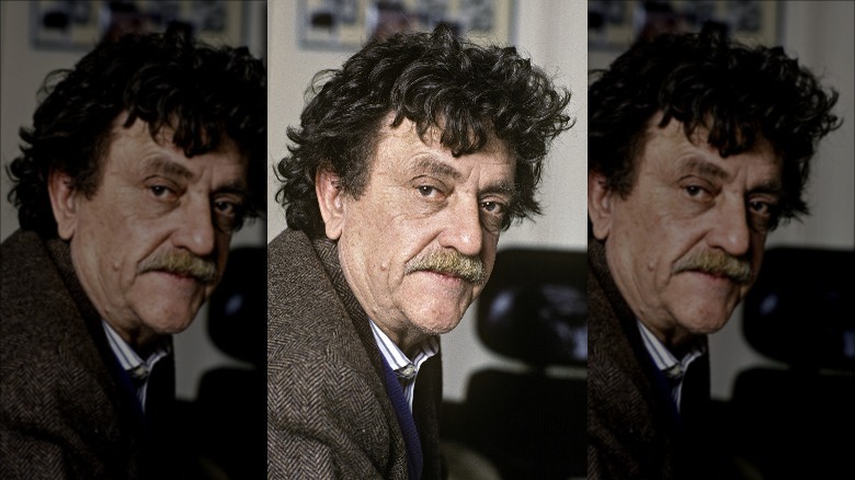 Portrait of Kurt Vonnegut from 1988