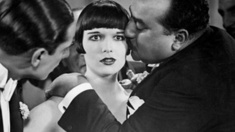 Louise Brooks shocked from Pandora's Box