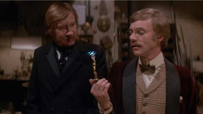 Malcolm McDowell and David Warner in Time After Time