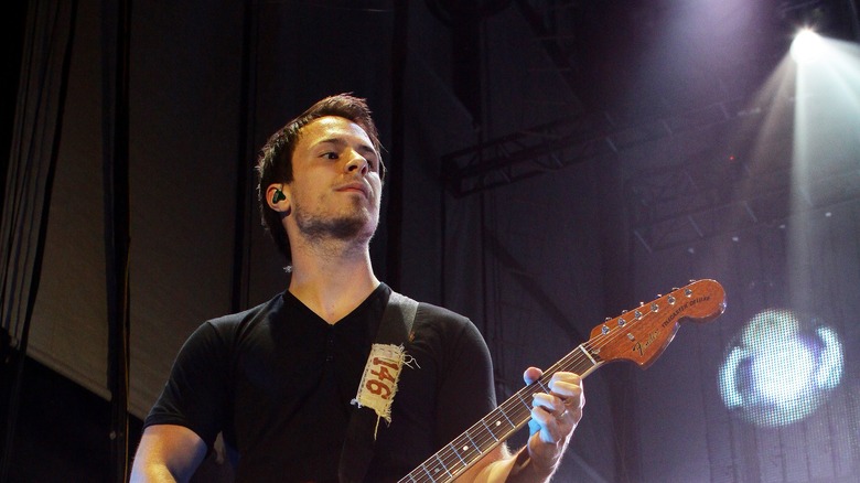 Josh Farro playing guitar