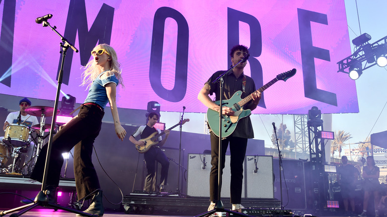 Paramore on stage