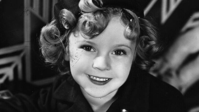 Shirley Temple smiling