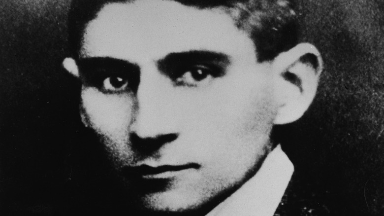 Franz Kafka young dark black white