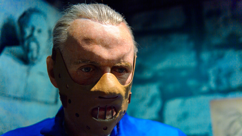 wax figure of Anthony Hopkins as Hannibal Lecter