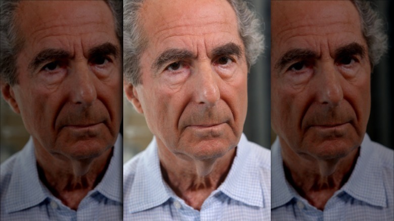 Author Philip Roth at an event