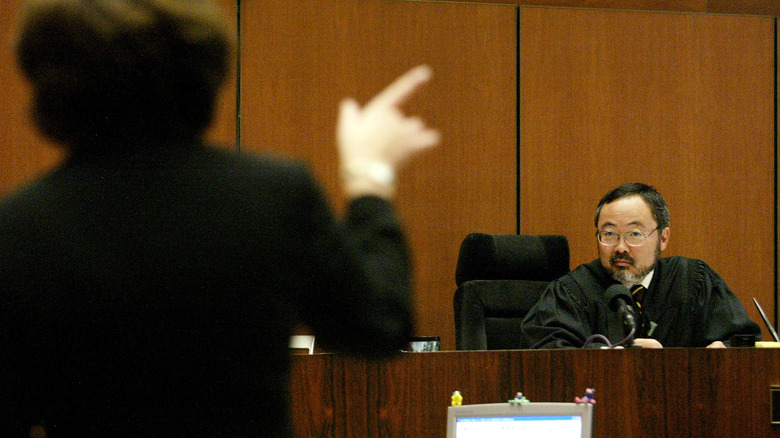 Judge Lance Ito in court