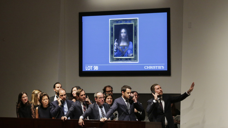 Salvator Mundi auction