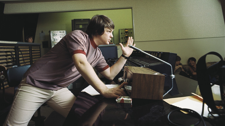 Brian Wilson during the production of 