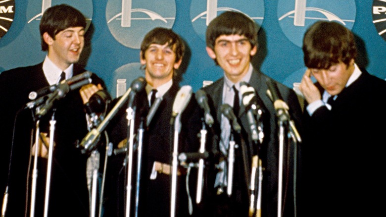 The Beatles first US Press Conference in February 1964
