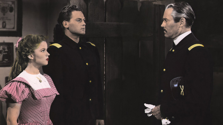 Shirley Temple, John Agar and Henry Fonda all speaking