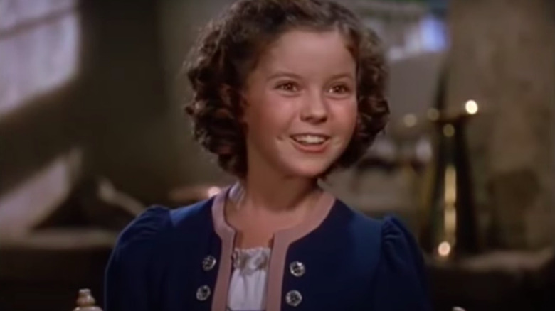 Shirley Temple smiling