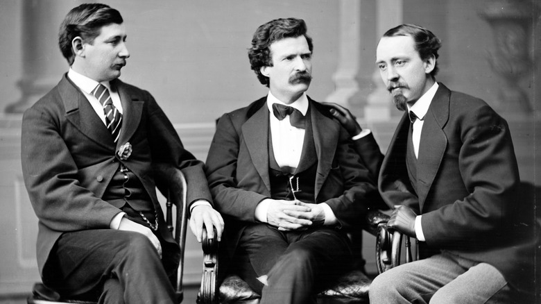George Alfred Townsend, Mark Twain, and David Gray