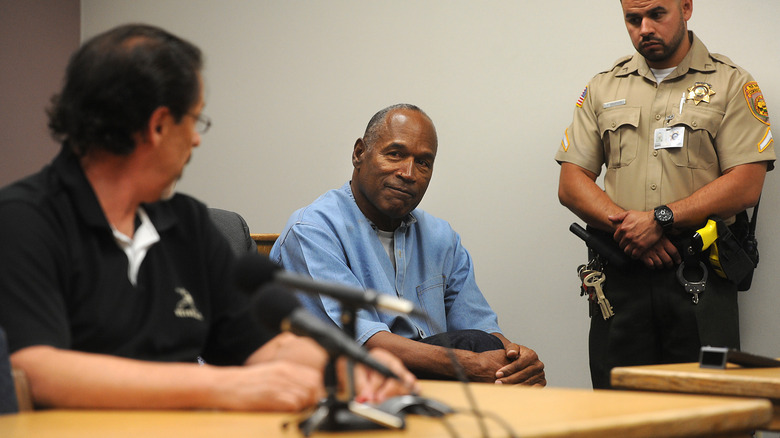 O.J. Simpson at parole hearing 