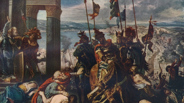 Painting of the Sack of Constantinople