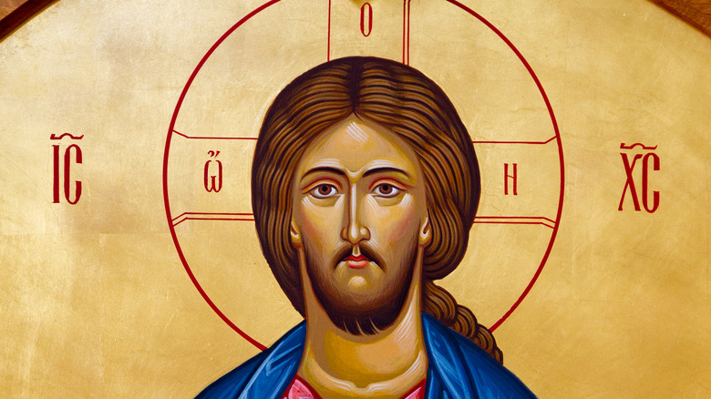 Eastern icon of Jesus