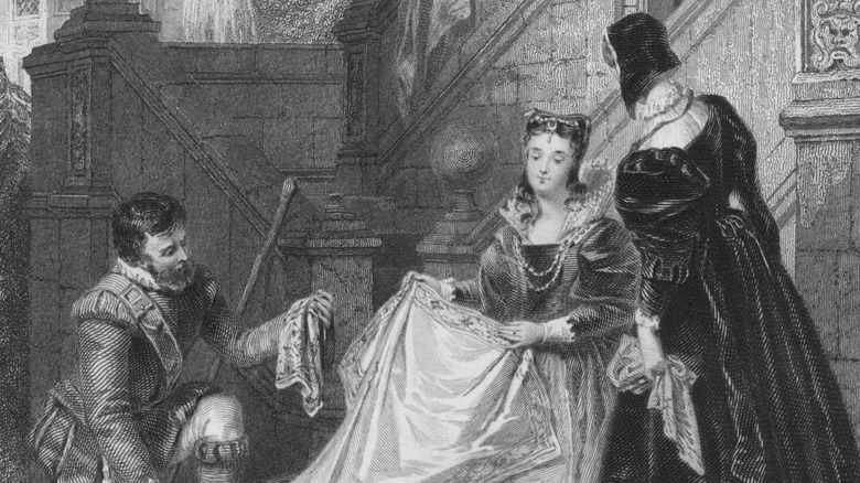 Robert Dudley with Queen Elizabeth I 
