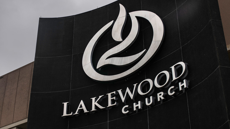 Lakewood Church signage